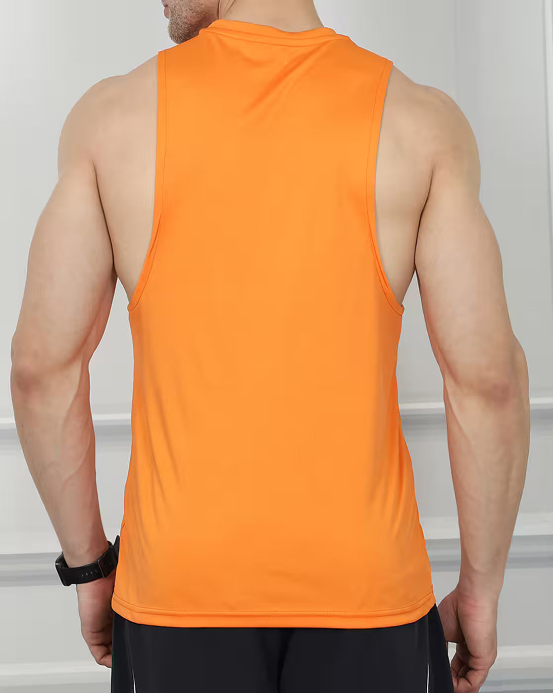 Mens Sleeveless Graphic Printed T-Shirt Casual Gym & Streetwear Cotton Blend Singlet